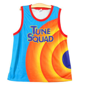 Space Jam Tune Squad Tank Mens XL Sleeveless Multicolor Blue Orange